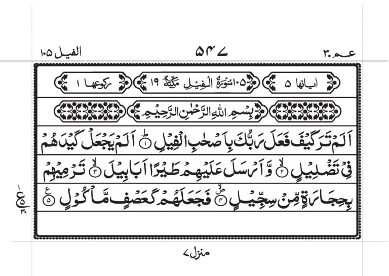 Surah Feel English Translation - Surah Al Fil Read Online